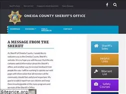 Sites similar to oneidasheriff.org