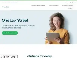 Sites similar to onelawstreet.com