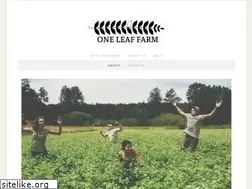 Sites similar to oneleaffarm.com