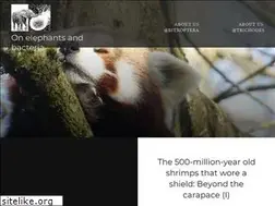 Sites similar to onelephantsandbacteria.net