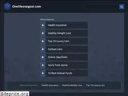 Sites similar to onelifeonegoal.com