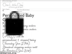 Sites similar to onelittleday.com.au