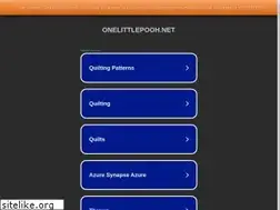 Sites similar to onelittlepooh.net
