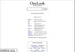 Sites similar to onelook.com