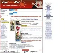 Sites similar to onelovenet.com