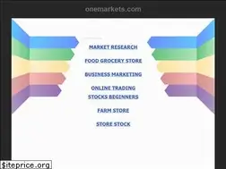 Sites similar to onemarkets.com