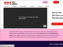 Sites similar to onemillionmentors.org.uk