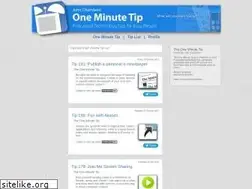Sites similar to oneminutetip.com