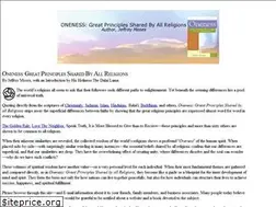 Sites similar to onenessonline.com