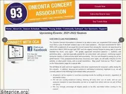 Sites similar to oneontaconcertassociation.org