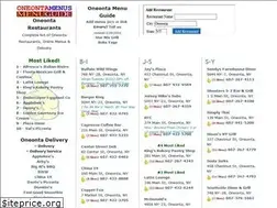 Sites similar to oneontamenus.com