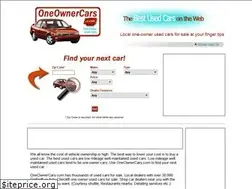 Sites similar to oneownercars.com