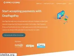 Sites similar to onepagepay.com