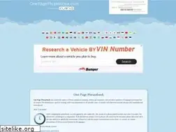 Sites similar to onepagephrasebook.com