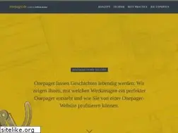 Sites similar to onepager.de