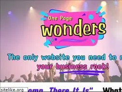 Sites similar to onepagewonders.net