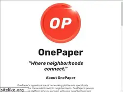 Sites similar to onepaper.com