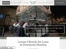 Sites similar to oneparkplacehouston.com