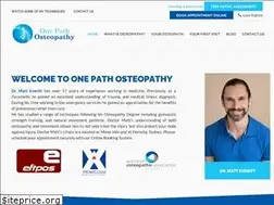 Sites similar to onepathosteopathy.com