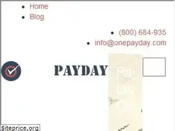 Sites similar to onepayday.com