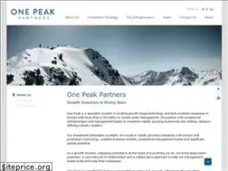 Sites similar to onepeakpartners.com