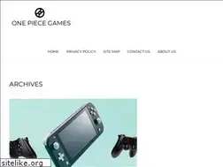 Sites similar to onepiecegames.net