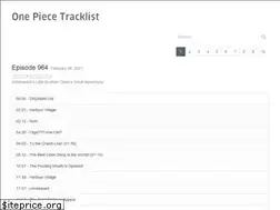 Sites similar to onepiecetracklist.com