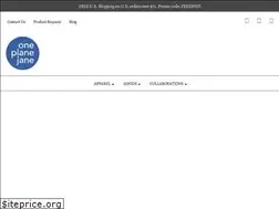 Sites similar to oneplanejane.com