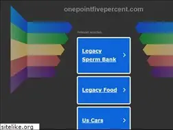 Sites similar to onepointfivepercent.com