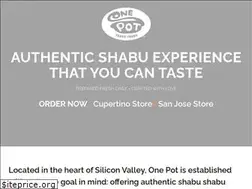 Sites similar to onepotshabushabu.com