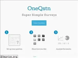 Sites similar to oneqstn.com