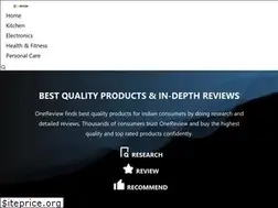 Sites similar to onereview.in