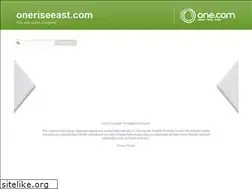 Sites similar to oneriseeast.com
