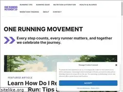 Sites similar to onerunningmovement.com