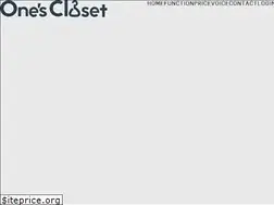 Sites similar to ones-closet.com
