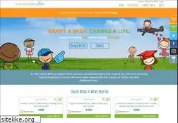 Sites similar to onesimplewish.org