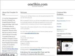 Sites similar to oneskin.com