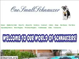 Sites similar to onesmallschnauzer.com