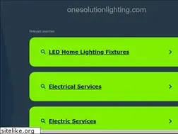 Sites similar to onesolutionlighting.com