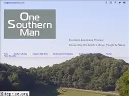 Sites similar to onesouthernman.com