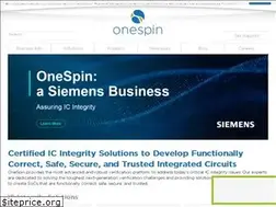 Sites similar to onespin.com