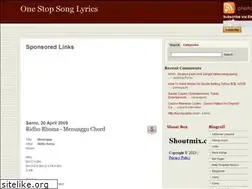 Sites similar to onestop-lyrics.blogspot.com