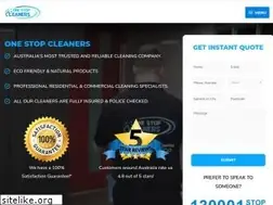 Sites similar to onestopcleaners.com.au