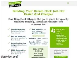 Sites similar to onestopdeckshop.co.nz