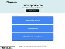 Sites similar to onestopdui.com