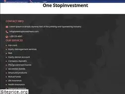 Sites similar to onestopinvestment.com