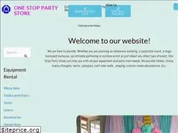 Sites similar to onestoppartystore.com