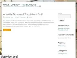 Sites similar to onestopshoptranslations.com