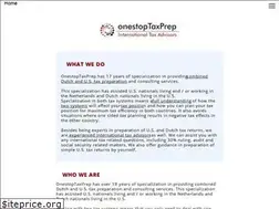 Sites similar to onestoptaxprep.nl