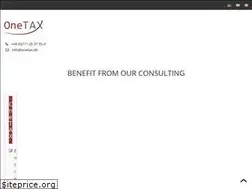 Sites similar to onetax.de